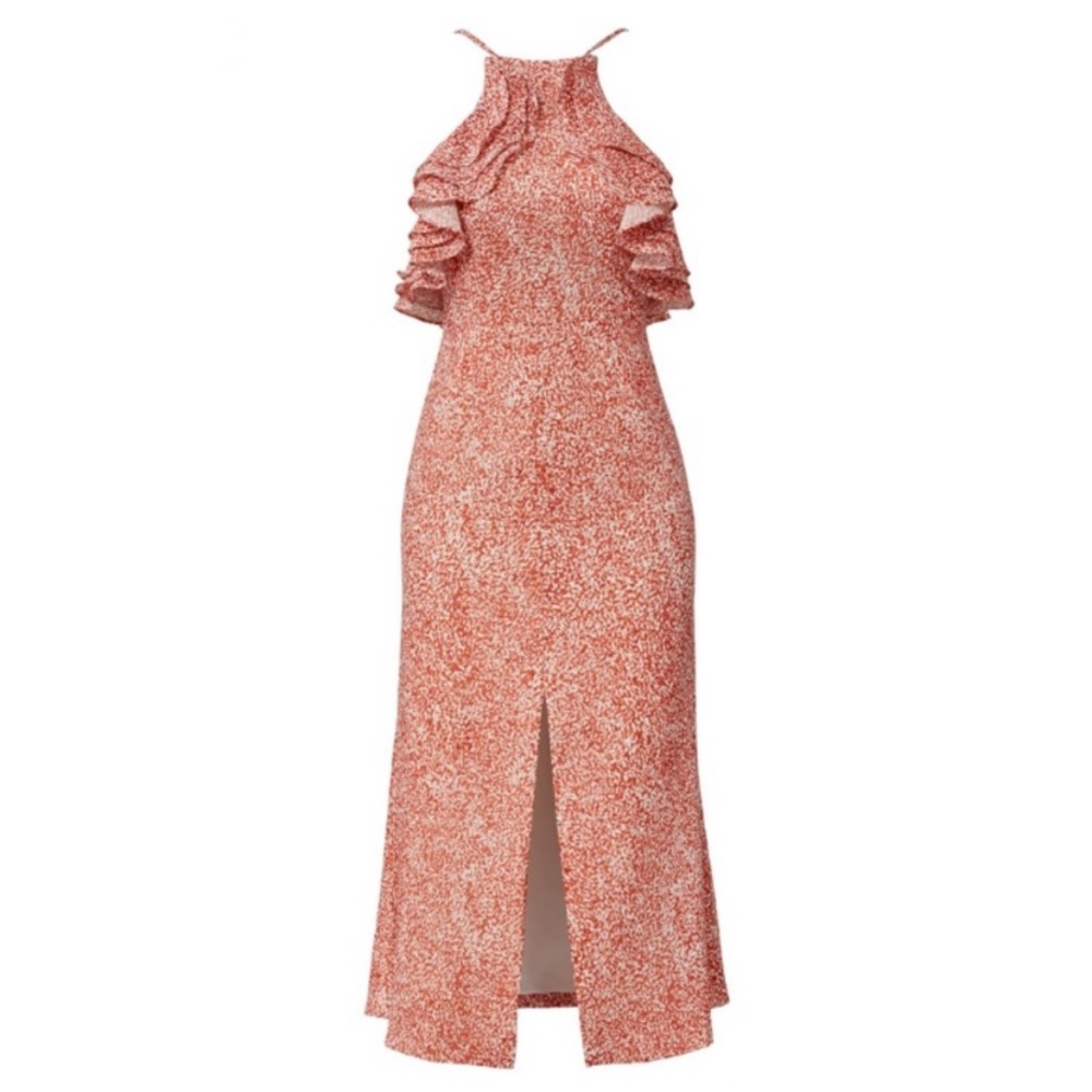C/MEO Collective Red Printed Dress
